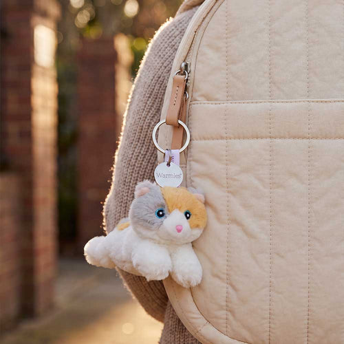 Calico Cat Warmies Mini Bag Charm